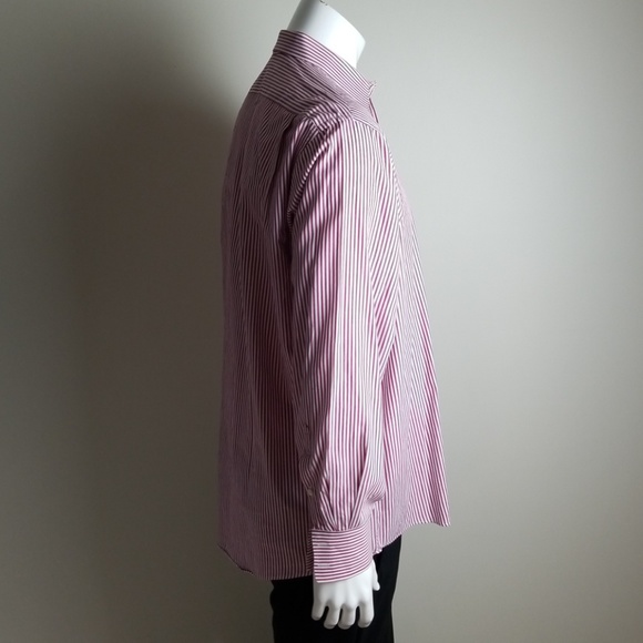 Burberry Button Down Shirt  - Size 16.5 / 34 - Picture 6 of 8